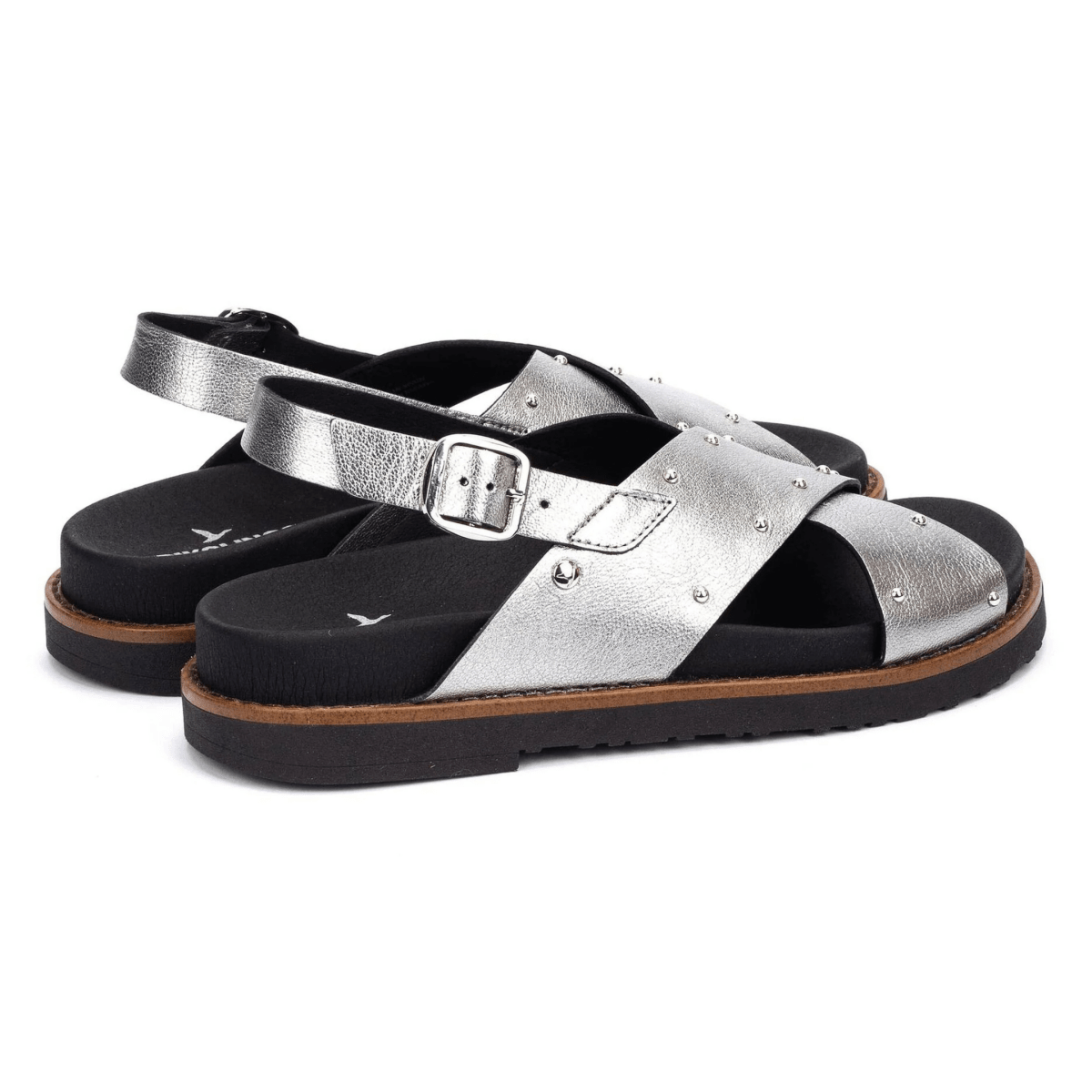 Pikolinos Women's Aitana Silver Lead Leather - 9030496 - Tip Top Shoes of New York