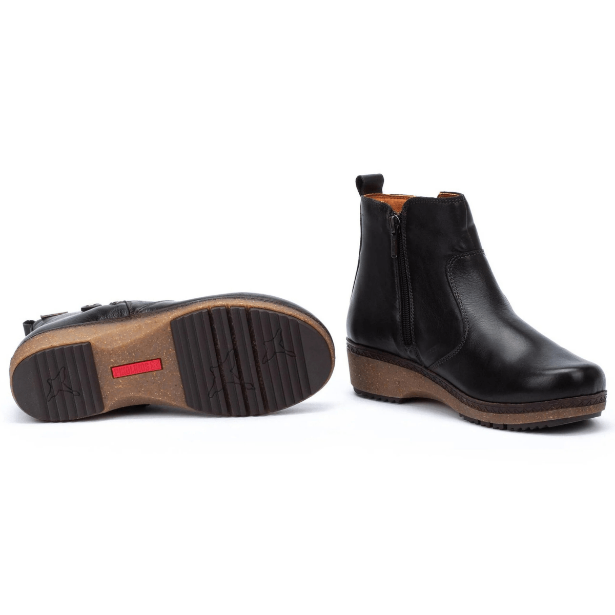 Pikolinos Women's Granada Ankle Black Leather - 9024734 - Tip Top Shoes of New York