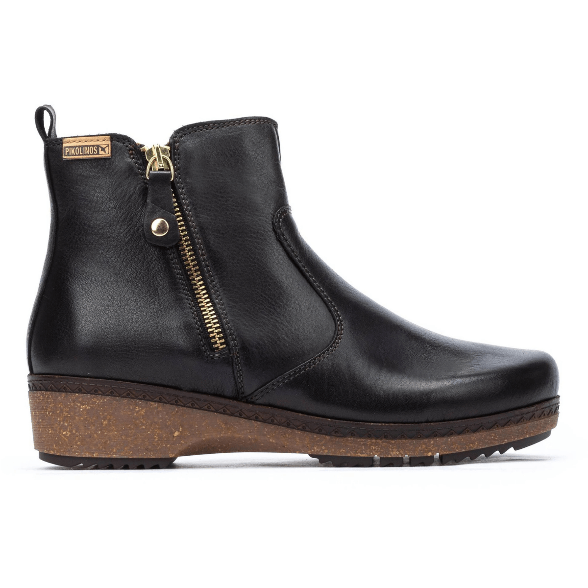 Pikolinos Women's Granada Ankle Black Leather - 9024734 - Tip Top Shoes of New York