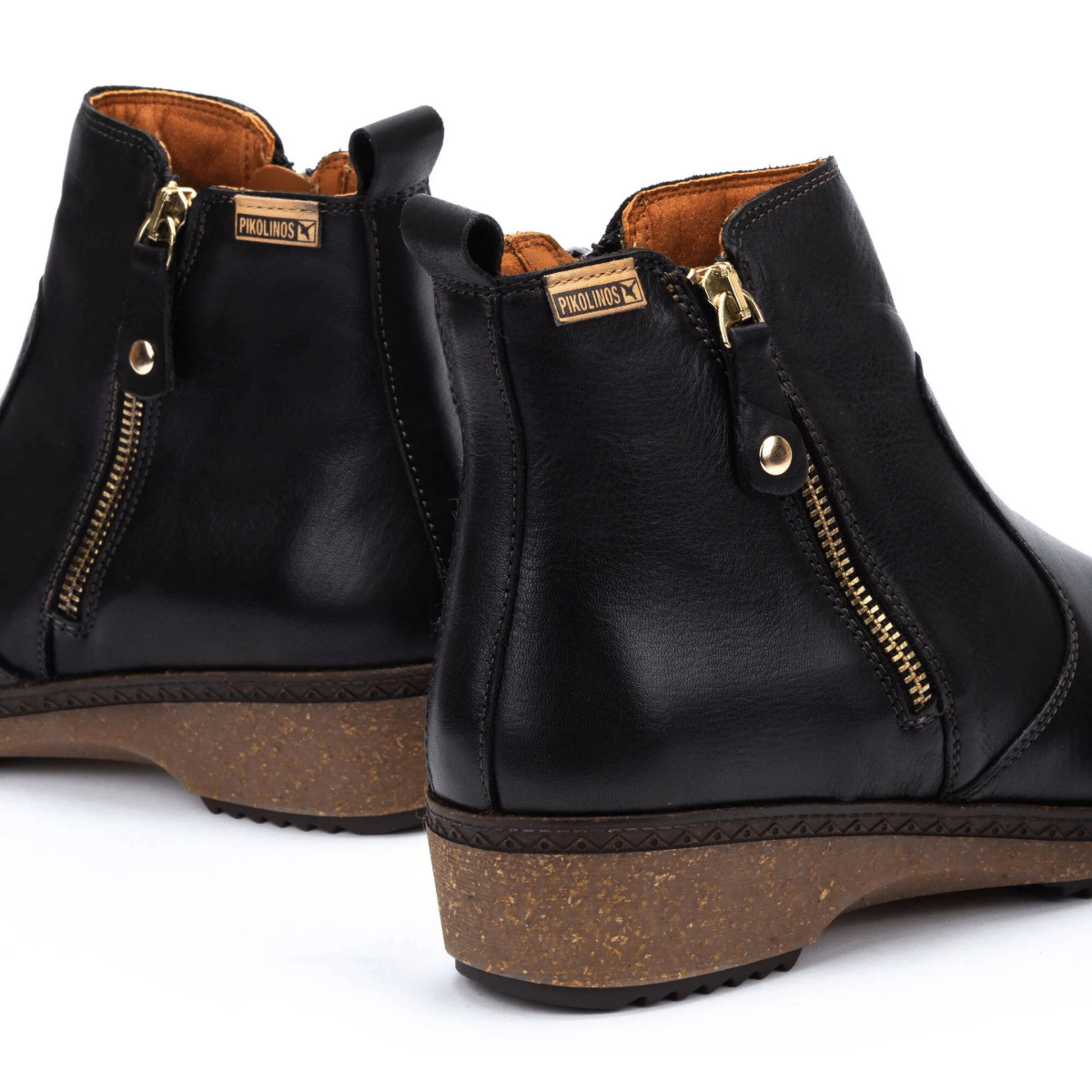 Pikolinos Women's Granada Ankle Black Leather - 9024734 - Tip Top Shoes of New York