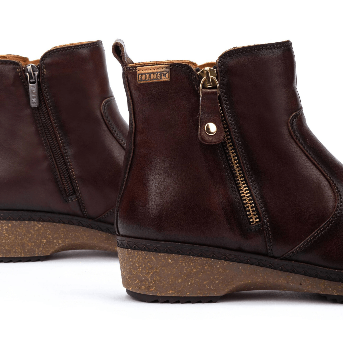 Pikolinos Women's Granada Ankle Boot Caoba Leather - 9024741 - Tip Top Shoes of New York