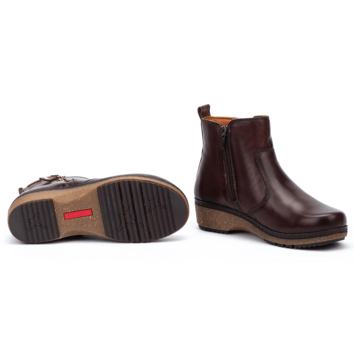 Pikolinos Women's Granada Ankle Boot Caoba Leather - 9024741 - Tip Top Shoes of New York