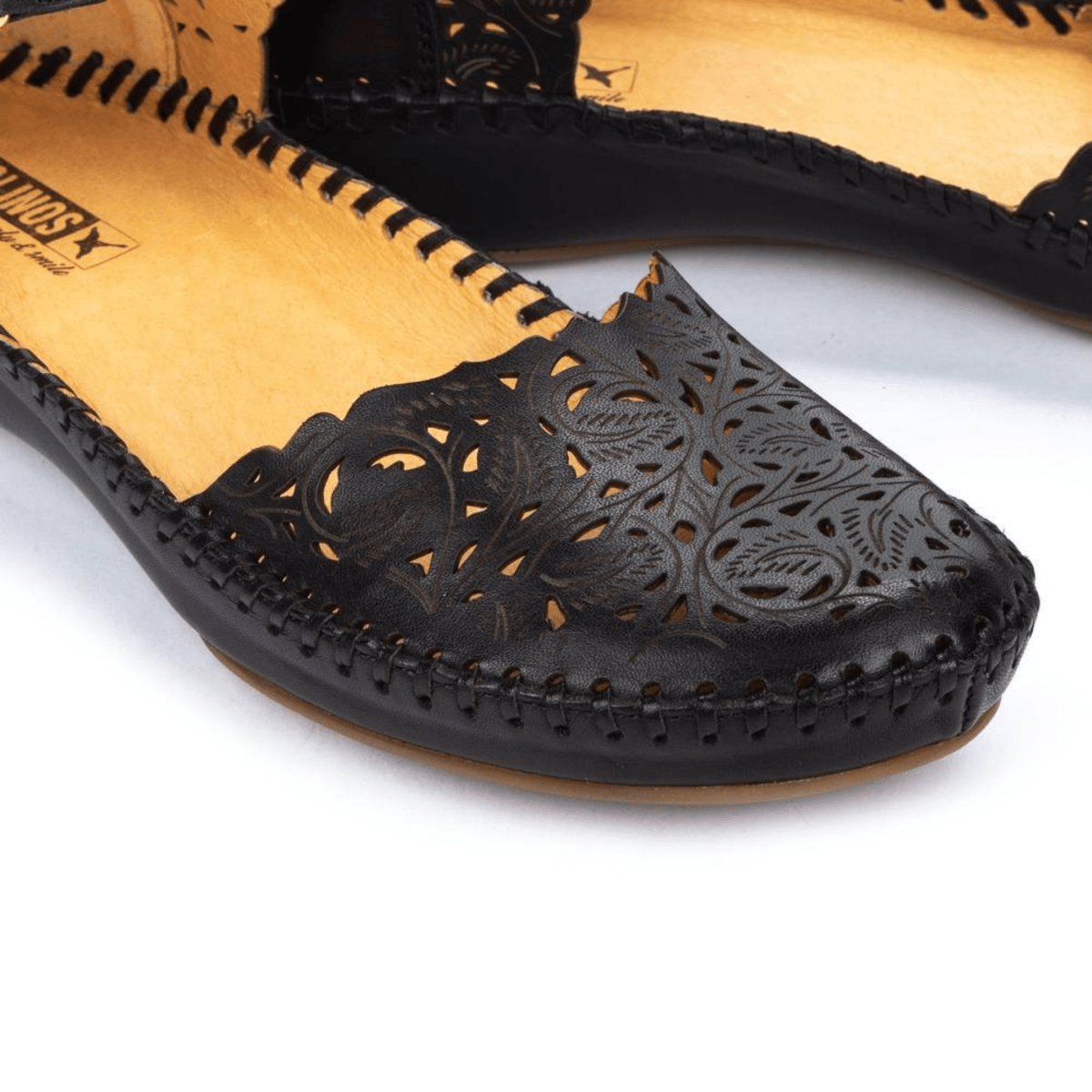 Pikolinos Women's P Vallarta Black Mary Jane - 963175 - Tip Top Shoes of New York