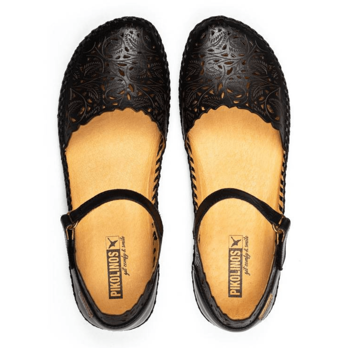 Pikolinos Women's P Vallarta Black Mary Jane - 963175 - Tip Top Shoes of New York