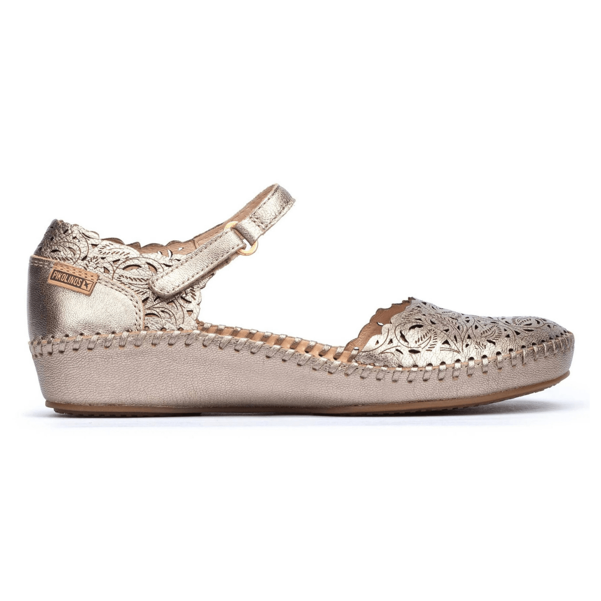Pikolinos Women's P Vallarta Mary Jane Stone Metallic Leather - 9030547 - Tip Top Shoes of New York