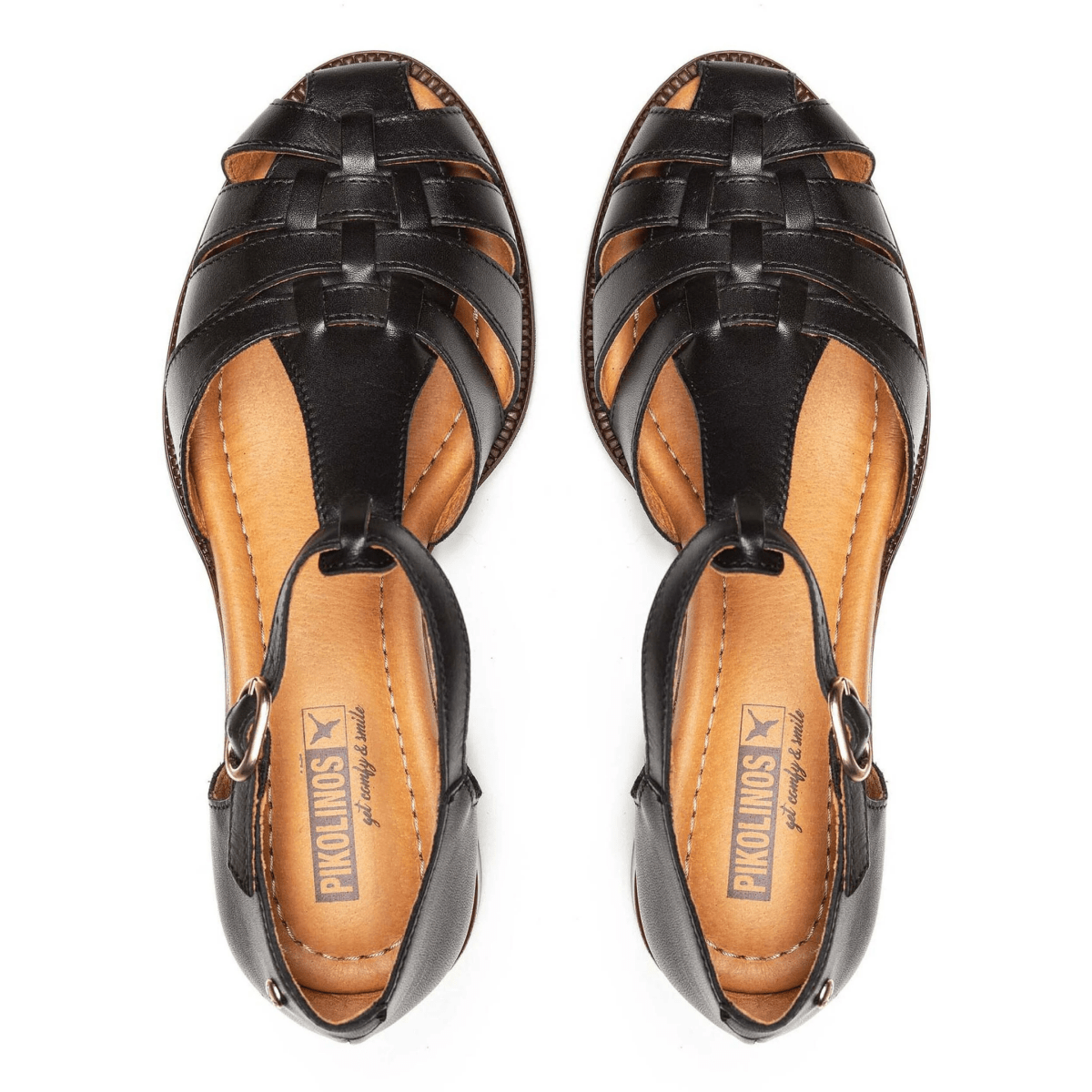Pikolinos Women's Valencia Black Leather - 9030575 - Tip Top Shoes of New York