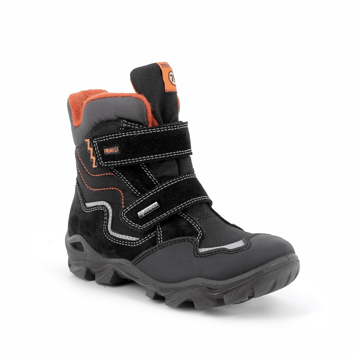 Primigi Boys' (Sizes 29 - 30) 8892600 Black/Orange/Grey Gore - Tex - 1101457 - Tip Top Shoes of New York
