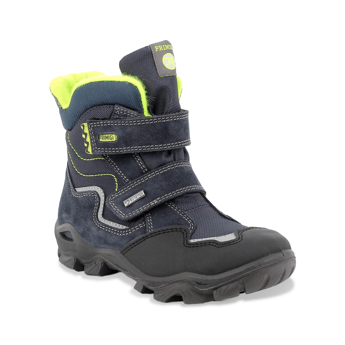 Primigi Boys' (Sizes 31 - 34) 8892622 Navy/Dr Blue/Lime Gore - Tex - 1101491 - Tip Top Shoes of New York