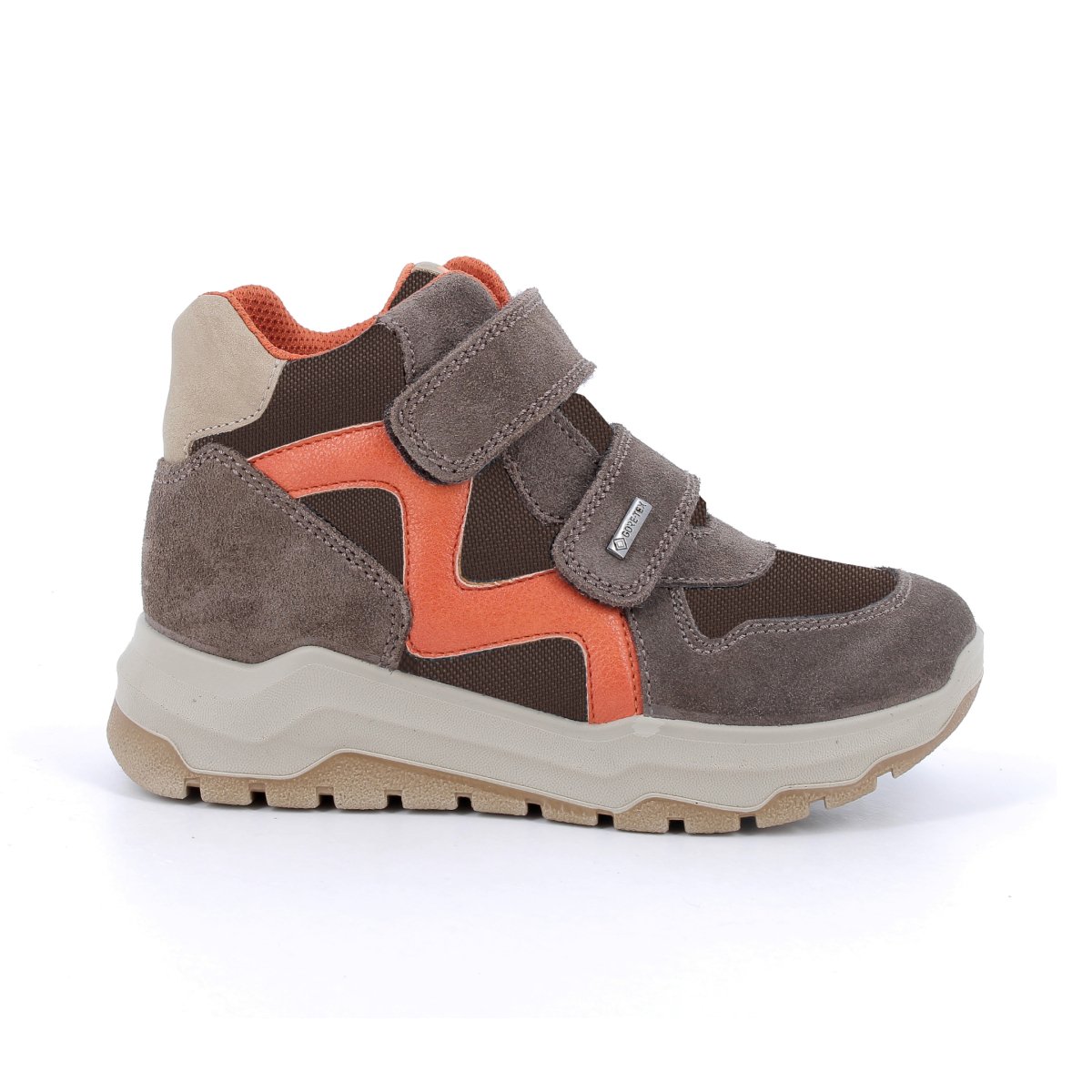 Primigi Boy's (Sizes 31 - 35) 6888800 Orange Patent/Grey Suede/Brown Fabric Gore - Tex - 1088268 - Tip Top Shoes of New York