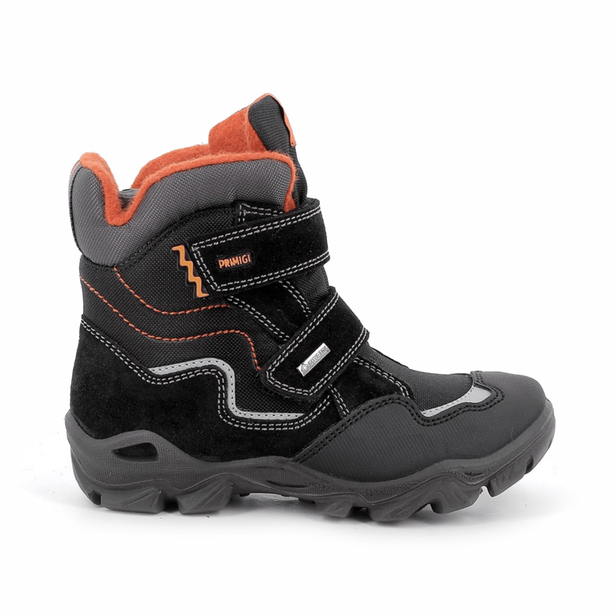 Primigi Boys' (Sizes 31 - 35) 8892600 Black/Orange/Grey Gore - Tex - 1101467 - Tip Top Shoes of New York