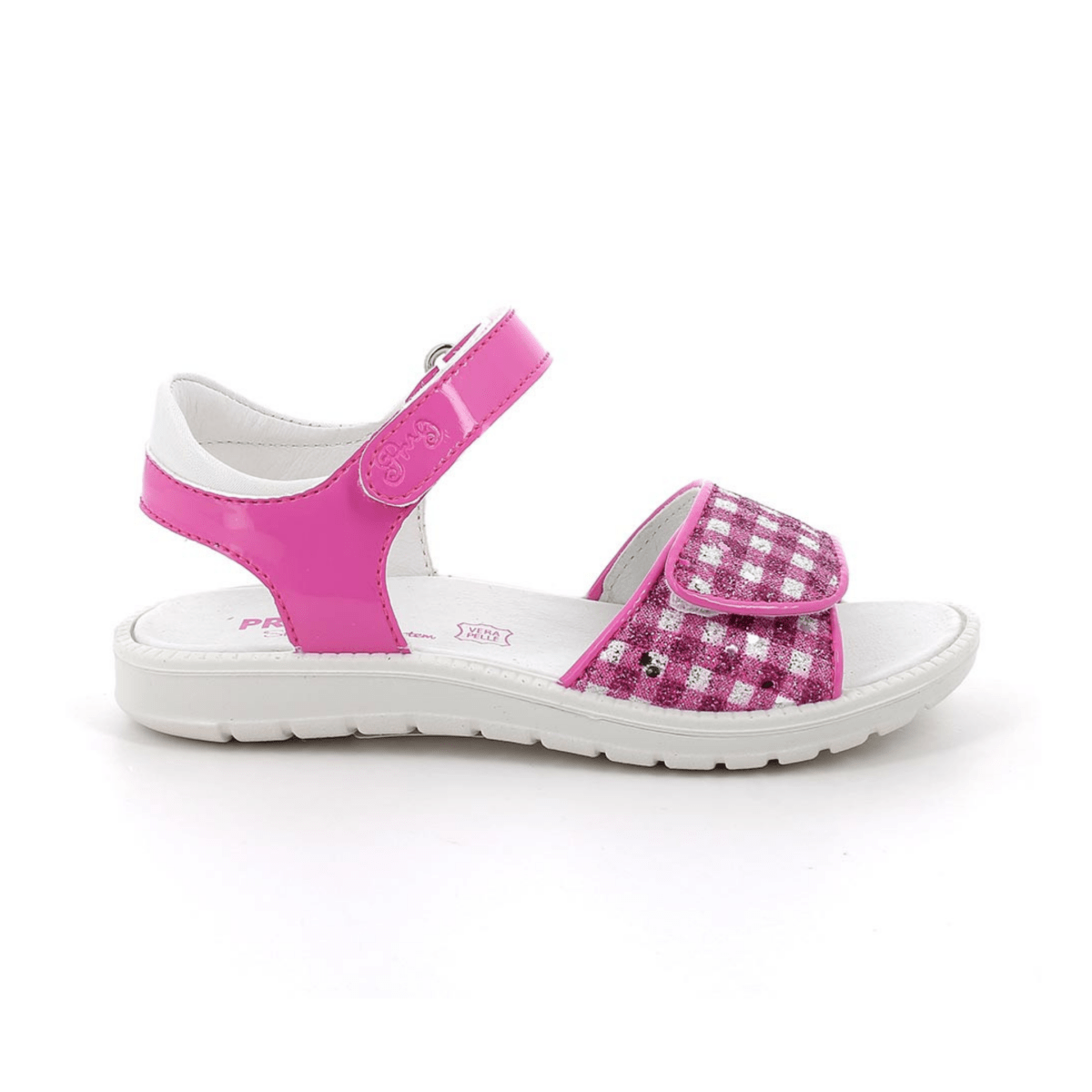 Primigi Girls' Fuchsia/White Gingham - 1094724 - Tip Top Shoes of New York