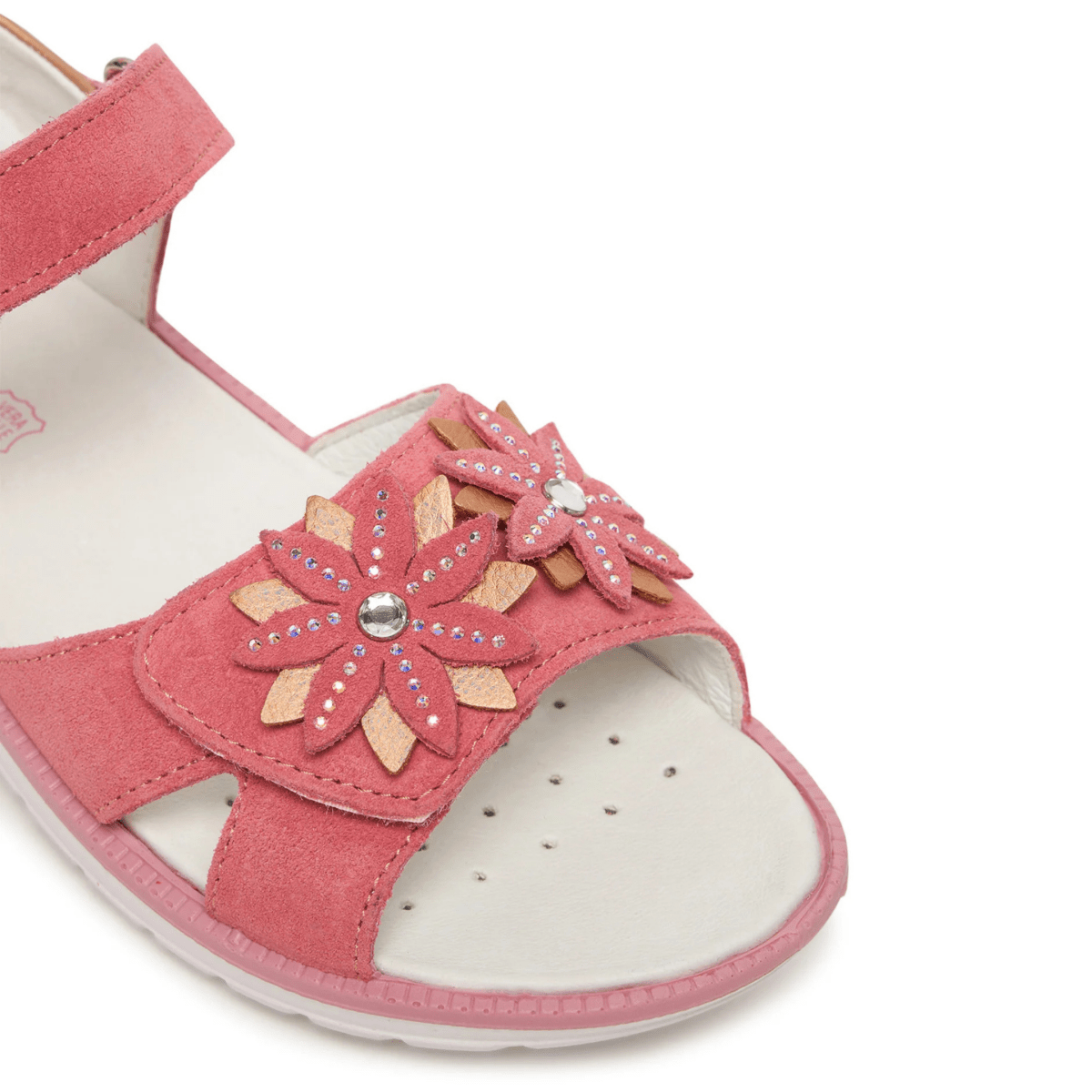 Primigi Girls (Sizes 26 - 30) Coral/Hot Pink Flower - 1107903 - Tip Top Shoes of New York