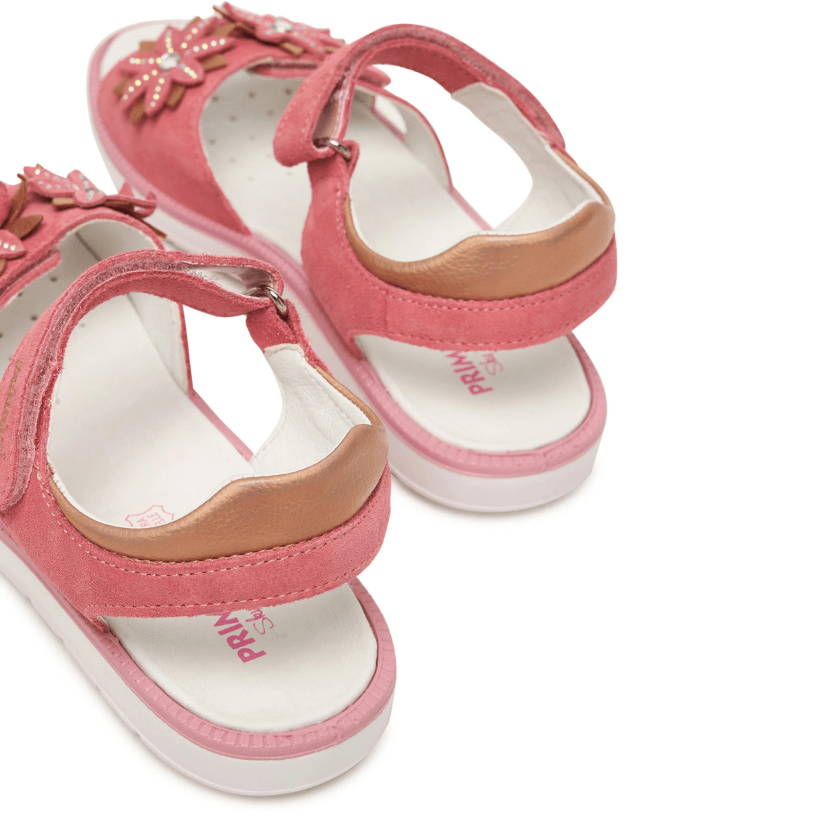 Primigi Girls (Sizes 26 - 30) Coral/Hot Pink Flower - 1107903 - Tip Top Shoes of New York