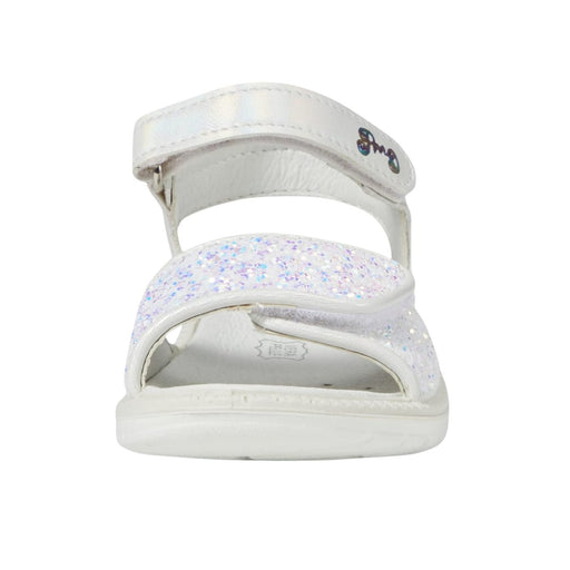 Primigi Girl's (Sizes 26-30) White Glitter Sandal - 1083589 - Tip Top Shoes of New York