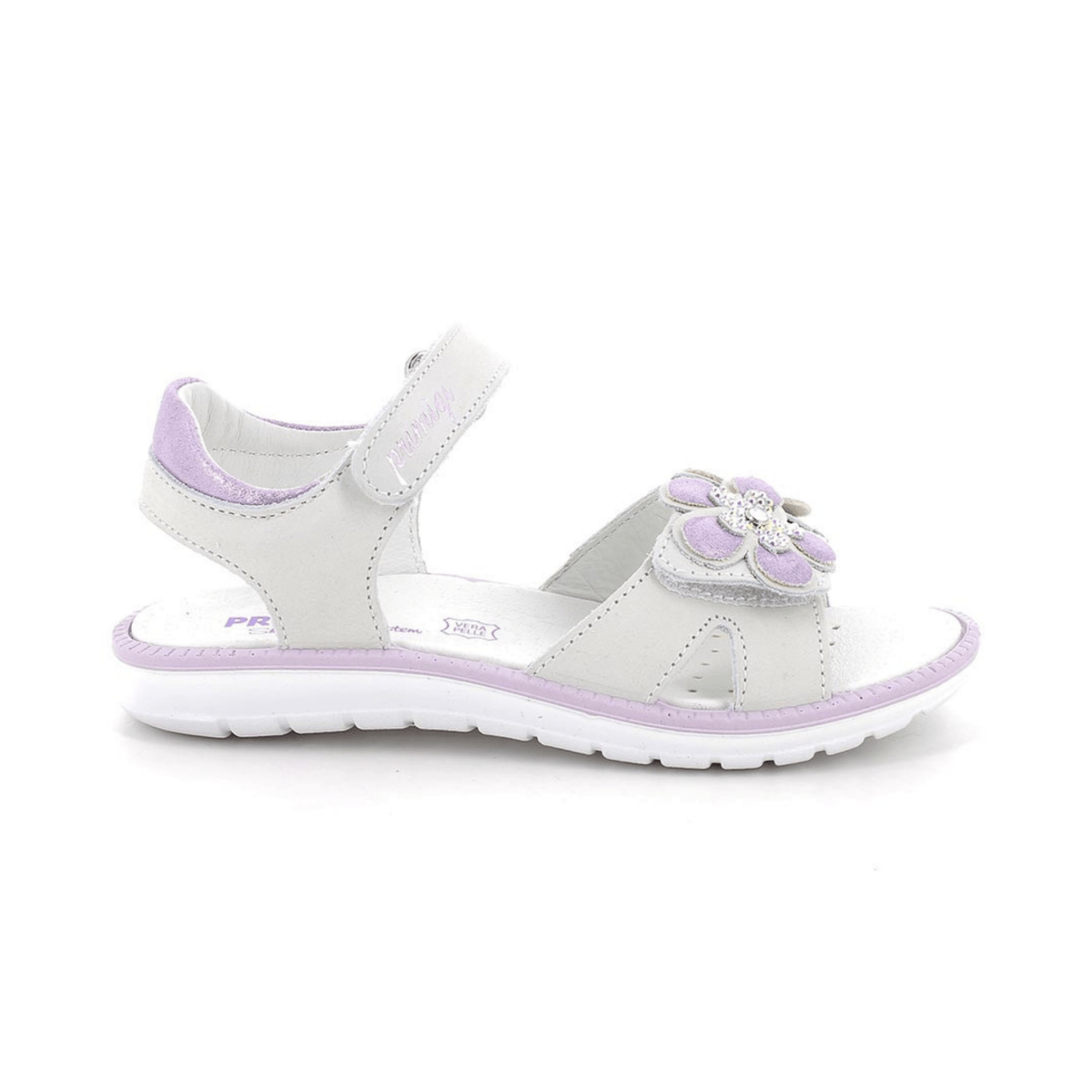 Primigi Girls' (Sizes 27 - 30) Shimmer Flower Purple/White - 1094664 - Tip Top Shoes of New York