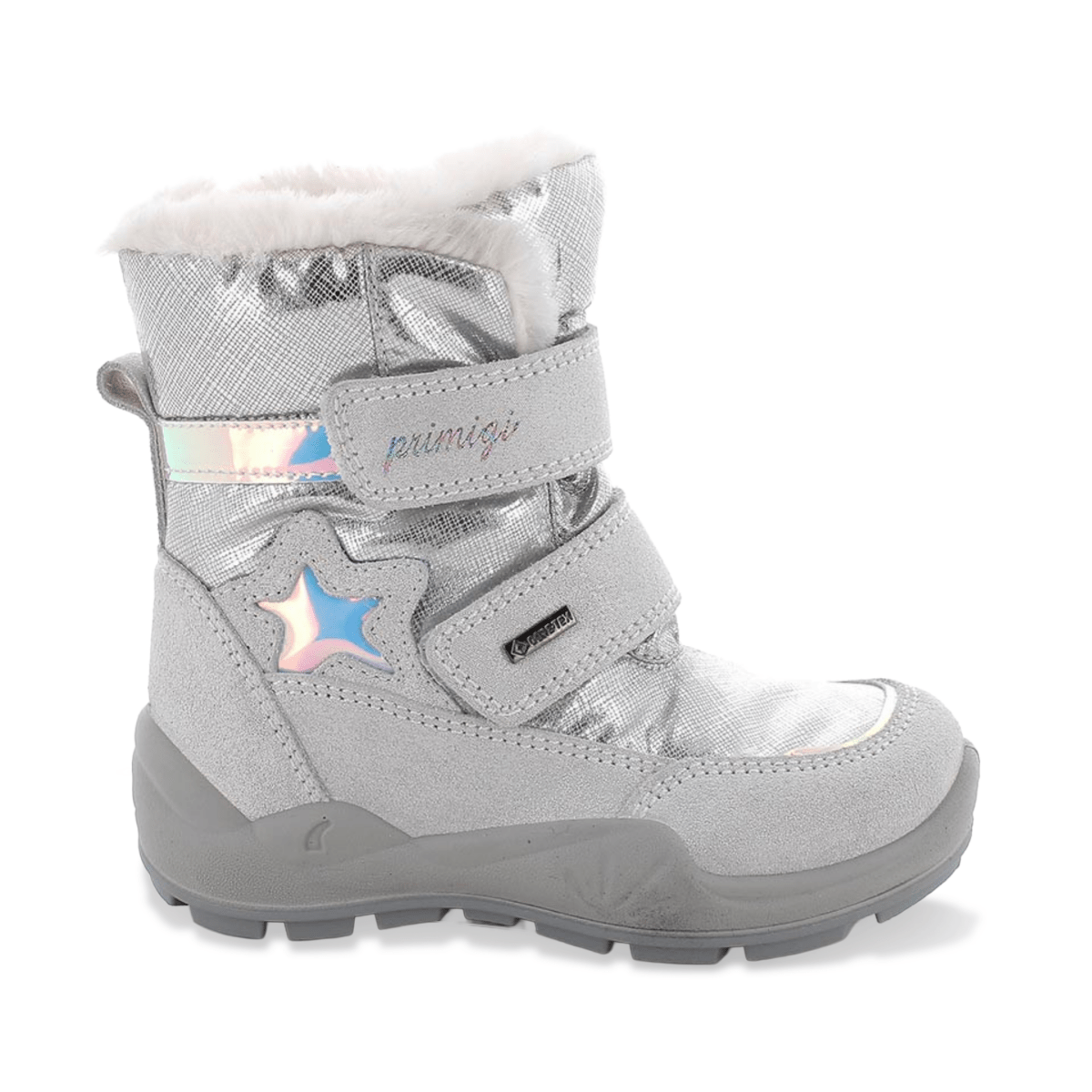 Primigi Girls' (Sizes 28 - 30) 8881544 Silver/Metallic Star Gore - Tex - 1101196 - Tip Top Shoes of New York