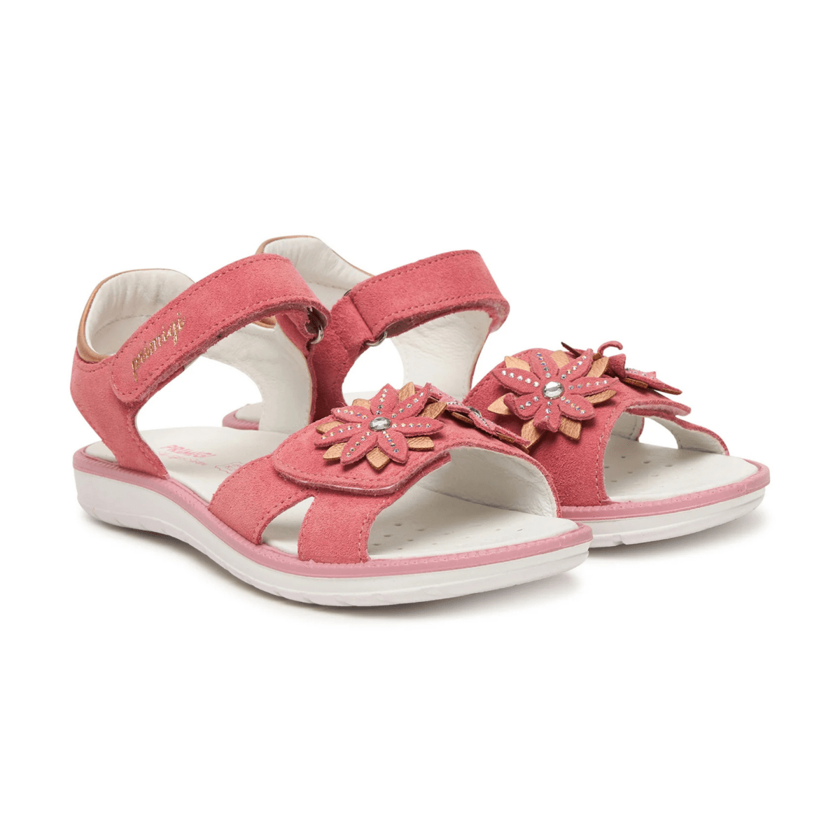 Primigi Girls (Sizes 31 - 32) Coral/Hot Pink Flower - 1107910 - Tip Top Shoes of New York