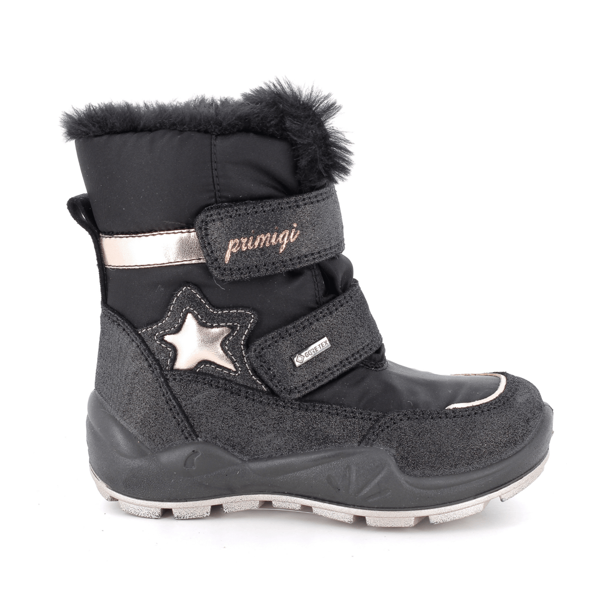Primigi Girls (Sizes 31-35) 2379100 Black/Gold Star Gore-Tex - 1113260 - Tip Top Shoes of New York