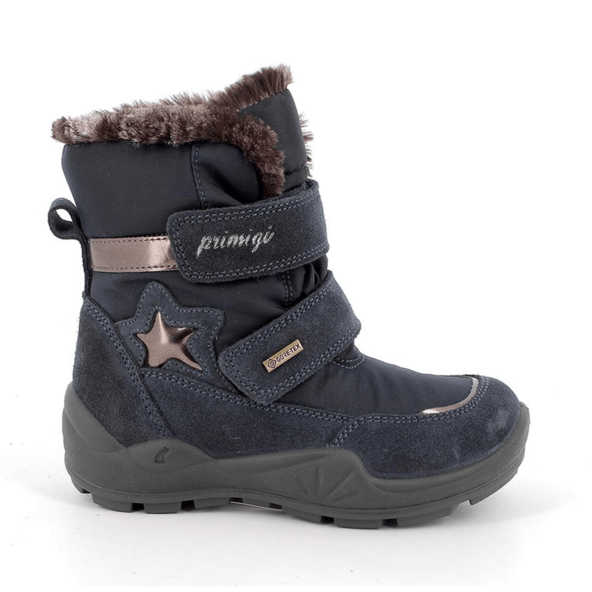 Primigi Girls' (Sizes 31 - 35) 8881500 Navy/Gold Star Gore - Tex - 1101172 - Tip Top Shoes of New York