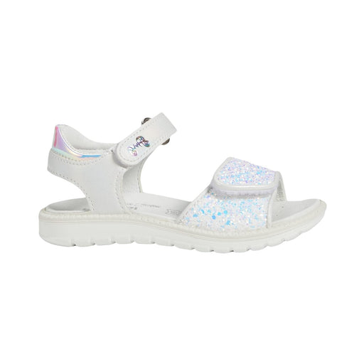Primigi Girl's (Sizes 31-35) White Glitter Sandal - 1083595 - Tip Top Shoes of New York