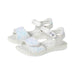 Primigi Girl's (Sizes 31-35) White Glitter Sandal - 1083595 - Tip Top Shoes of New York
