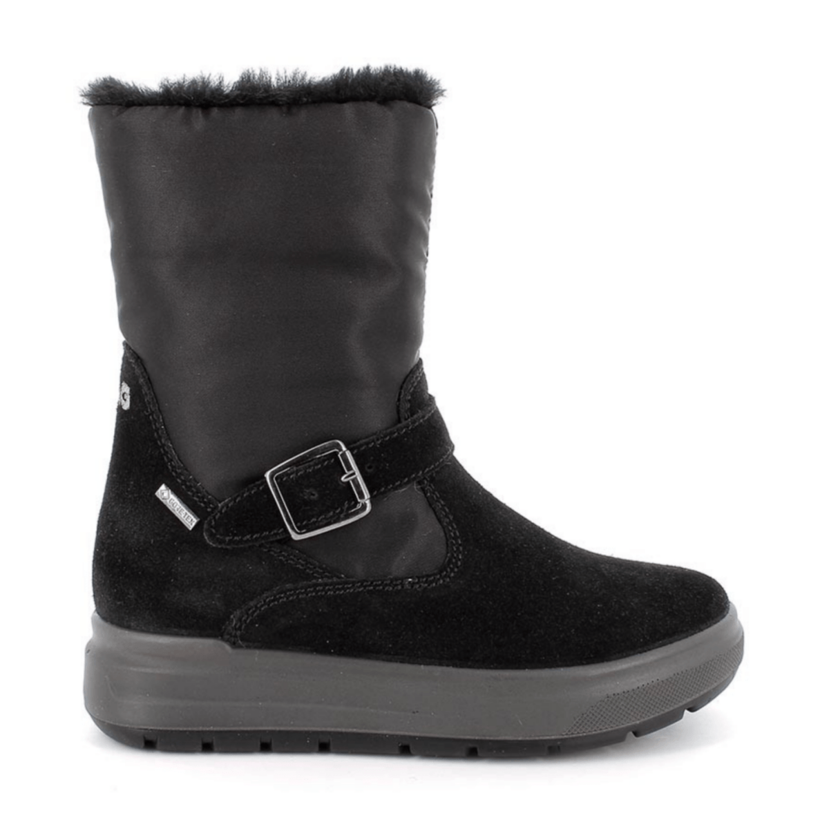 Primigi Girls' (Sizes 32 - 35) 8875211 Black Suede/Nylon Gore - Tex - 1101147 - Tip Top Shoes of New York