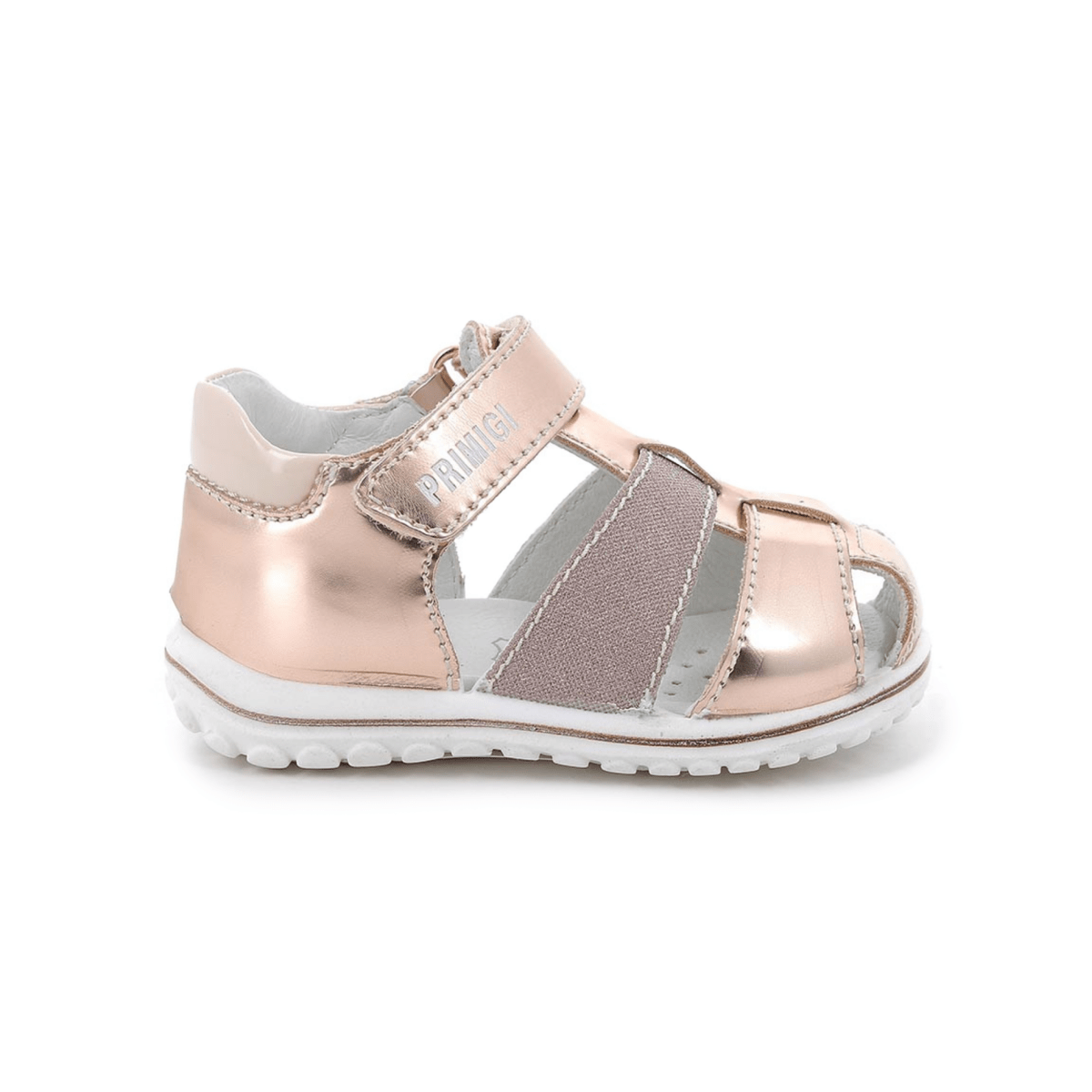 Primigi Toddlers' Shimmer Platinum Metallic Fisherman - 1094577 - Tip Top Shoes of New York