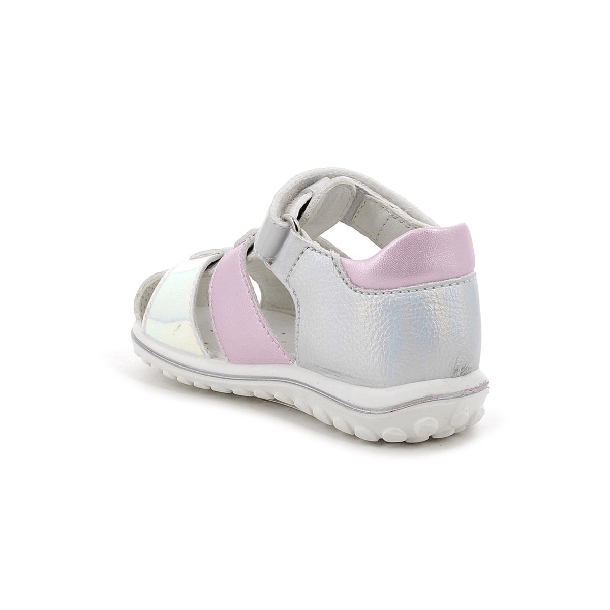 Primigi Toddlers Silver/Pink/White Shimmer Velcro Fisherman - 1107815 - Tip Top Shoes of New York