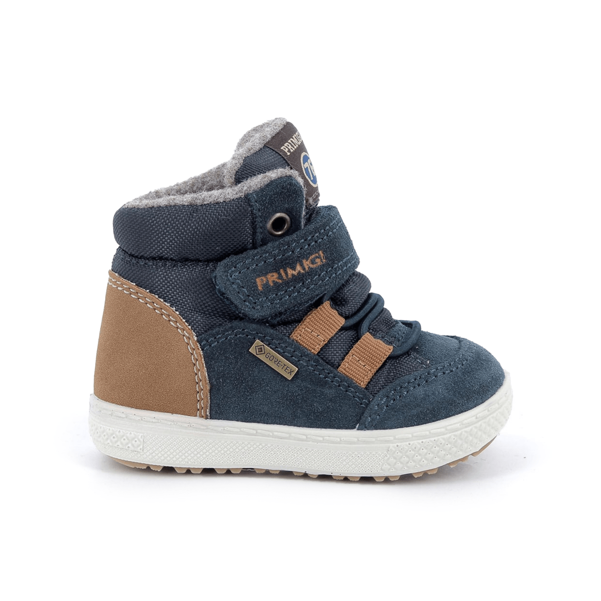 Primigi Toddlers (Sizes 23-27) 2352700 Gore-Tex Navy/Tan Wool - 1113226 - Tip Top Shoes of New York
