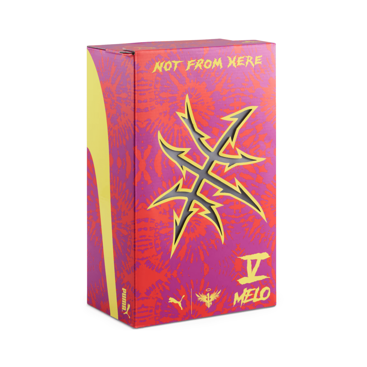 Puma Boys (Sizes 1 - 3) MB.05 Encore Crowd Surf PUMA Red/Magenta Gleam/Fluro Orange Pes - 1099425 - Tip Top Shoes of New York