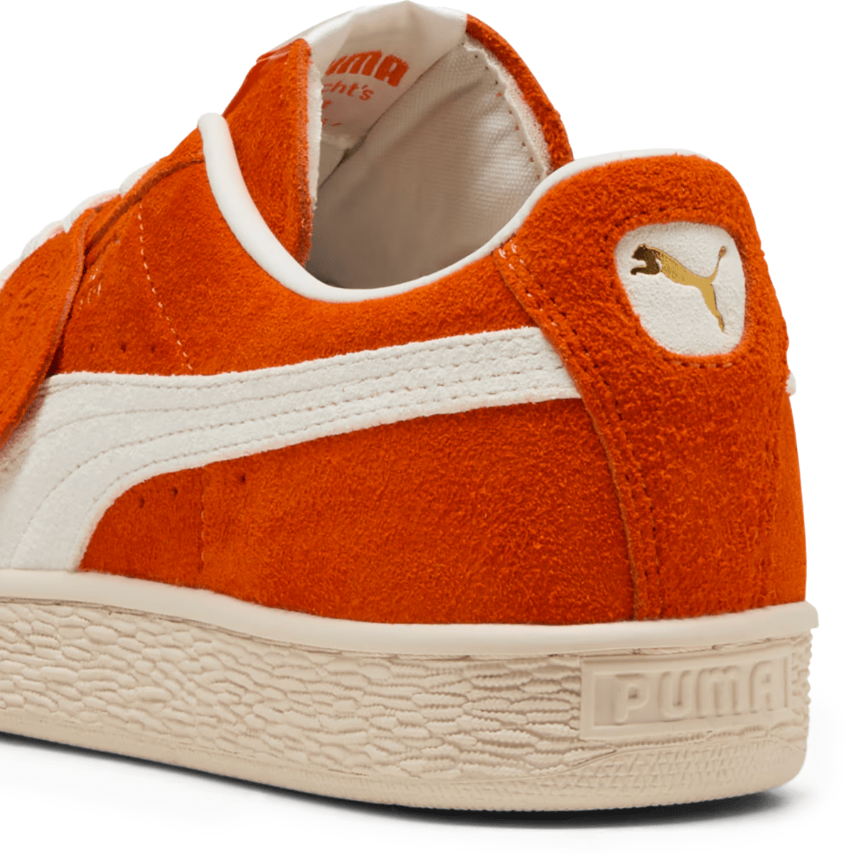 Puma Men's Charles F. Stead IV Suede Orange Glo/PUMA White - 11033146 - Tip Top Shoes of New York