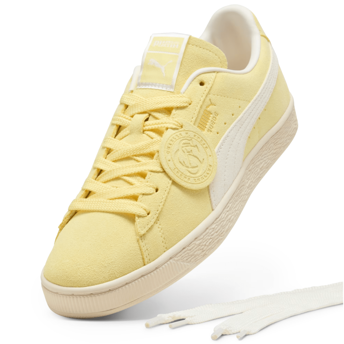 Puma Men's Charles F. Stead Suede Pineapple Ice/Frosted Ivory - 11033171 - Tip Top Shoes of New York