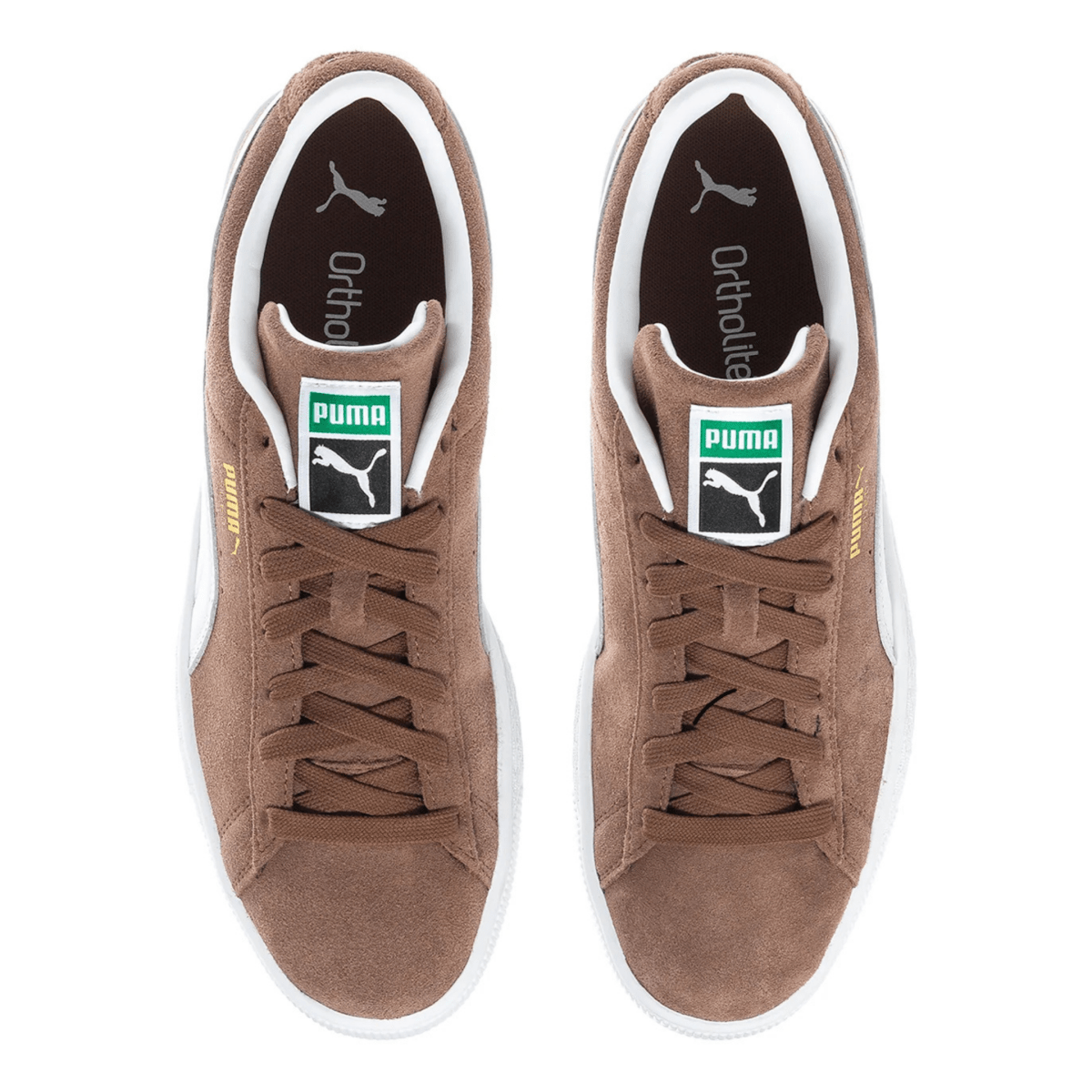 Puma Men's Suede Classic Brown/White - 11034576 - Tip Top Shoes of New York