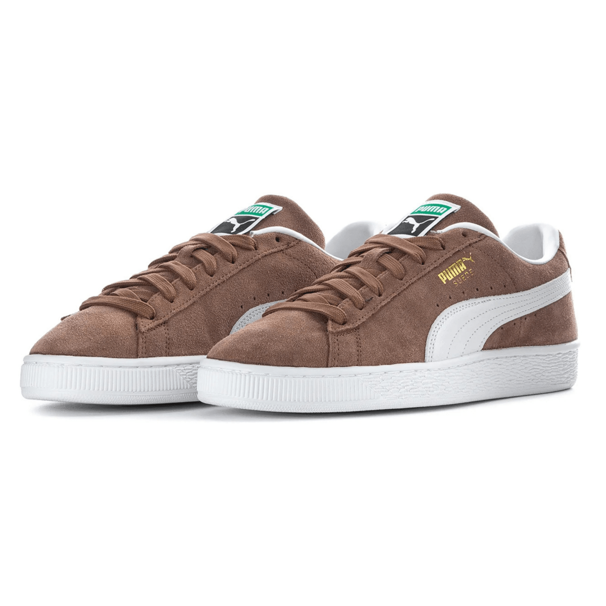 Puma Men's Suede Classic Brown/White - 11034576 - Tip Top Shoes of New York