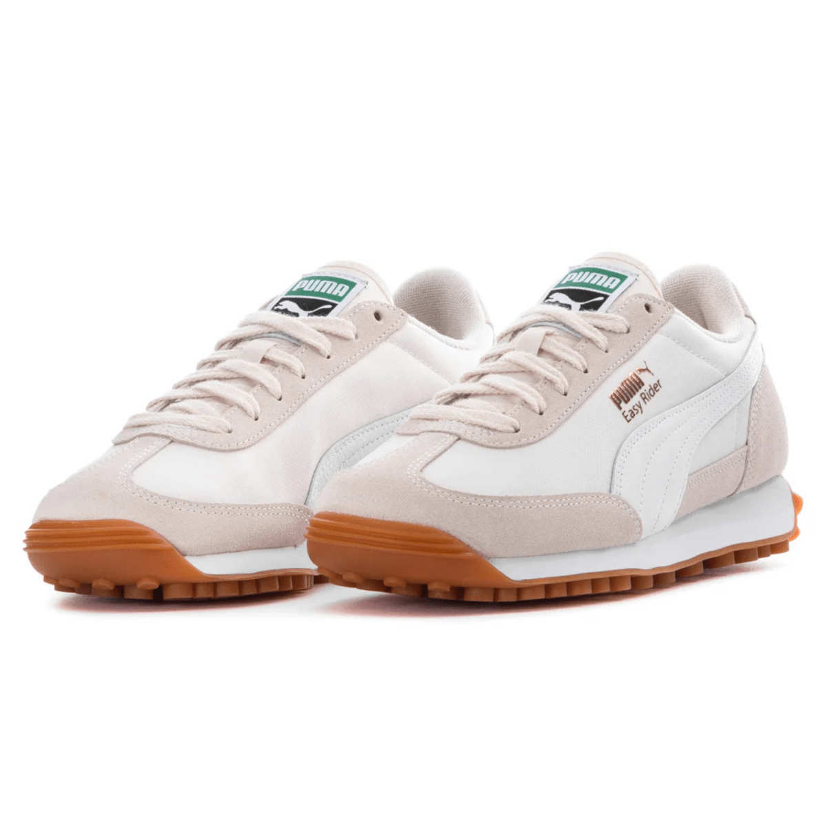 Puma Women's Easy Rider Vintage Alpine Snow/White/Gold - 11001347 - Tip Top Shoes of New York