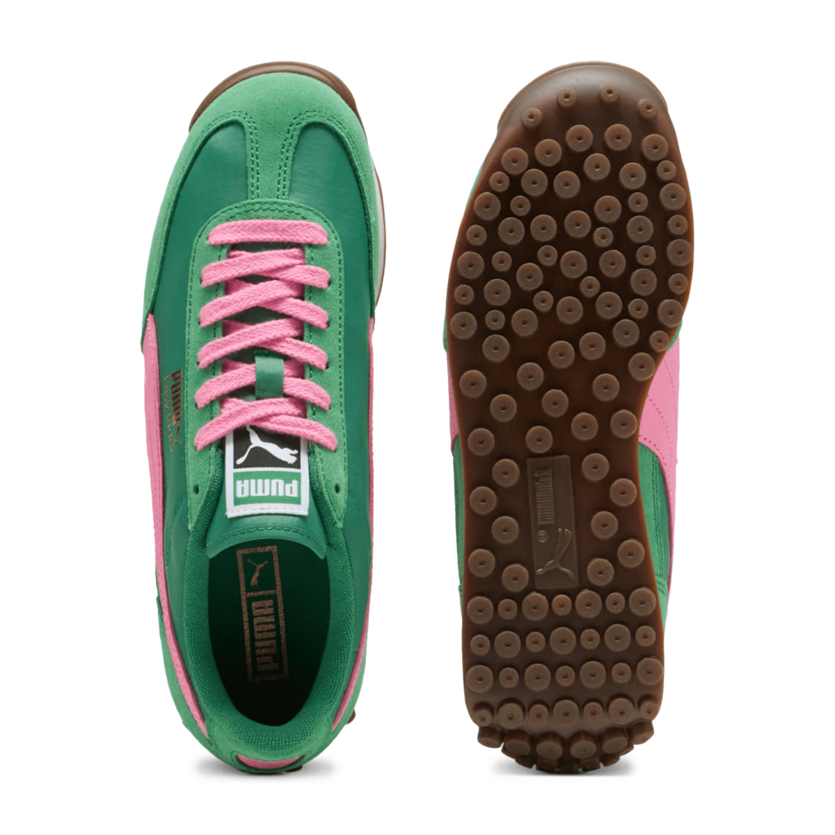 Puma Women's Easy Rider Vintage Archive Green/Poised Pink - 10065449 - Tip Top Shoes of New York