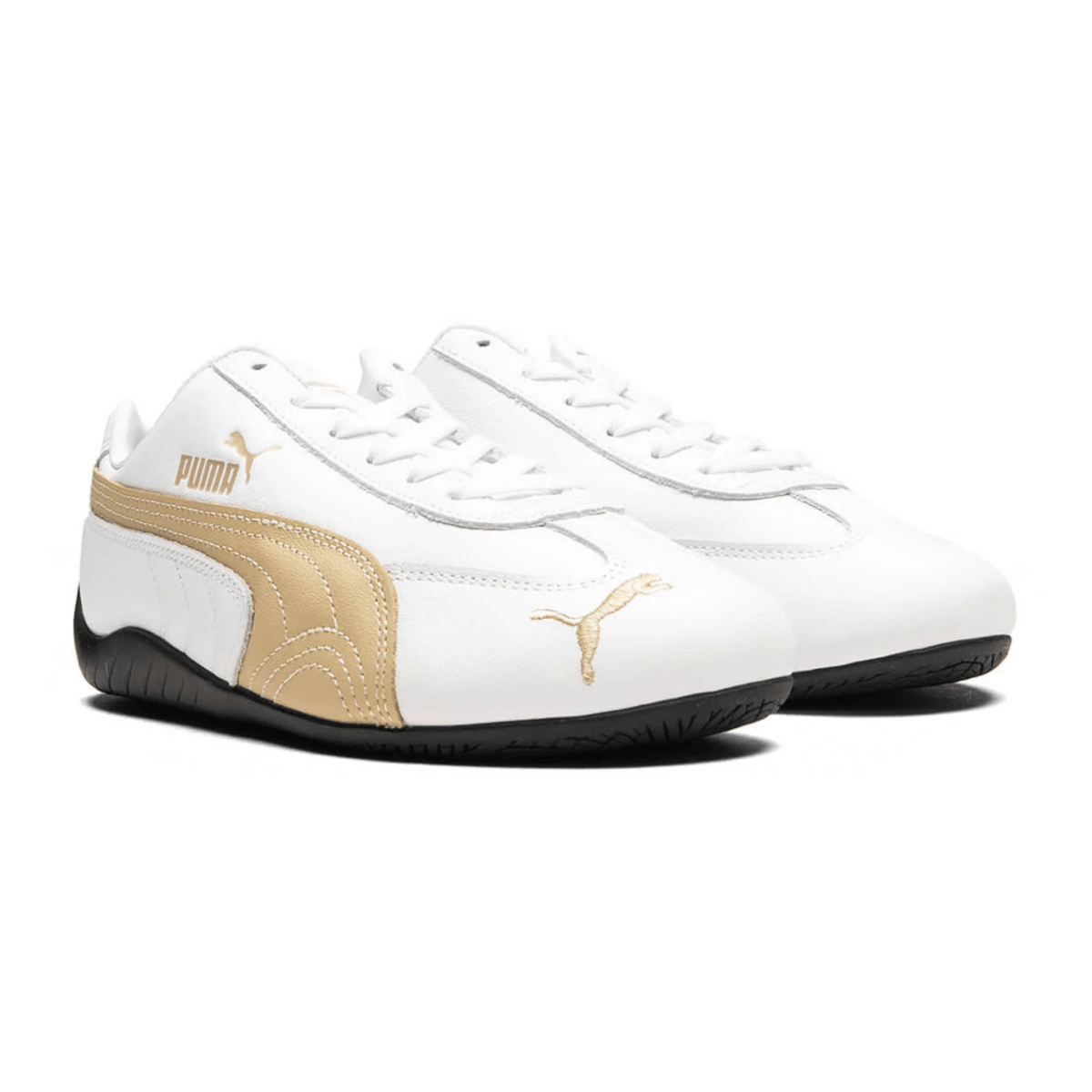 Puma Women's Speedcat Leather PUMA White/Toasted Almond - 10060865 - Tip Top Shoes of New York