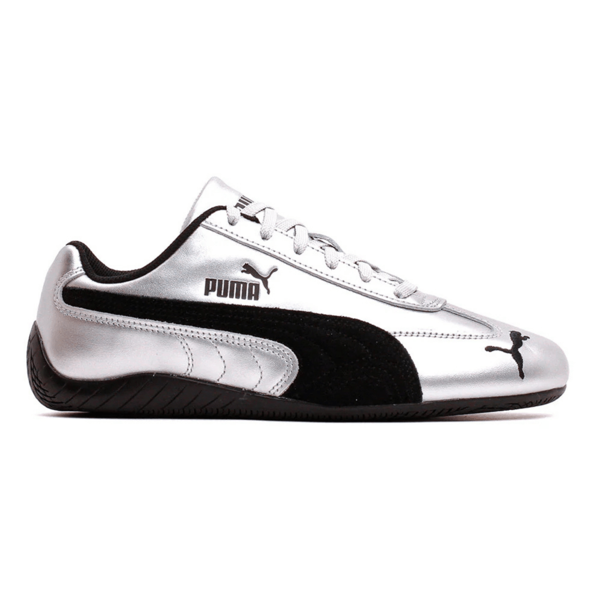 Puma Women's Speedcat Metallic PUMA Silver/PUMA Black - 10065616 - Tip Top Shoes of New York