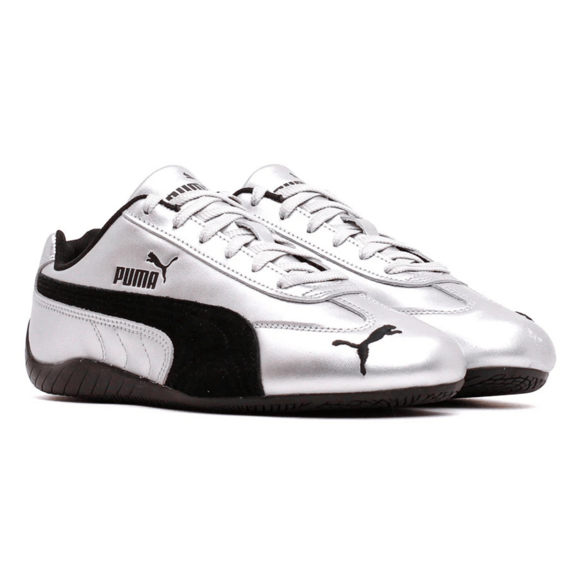 Puma Women's Speedcat Metallic PUMA Silver/PUMA Black - 10065616 - Tip Top Shoes of New York
