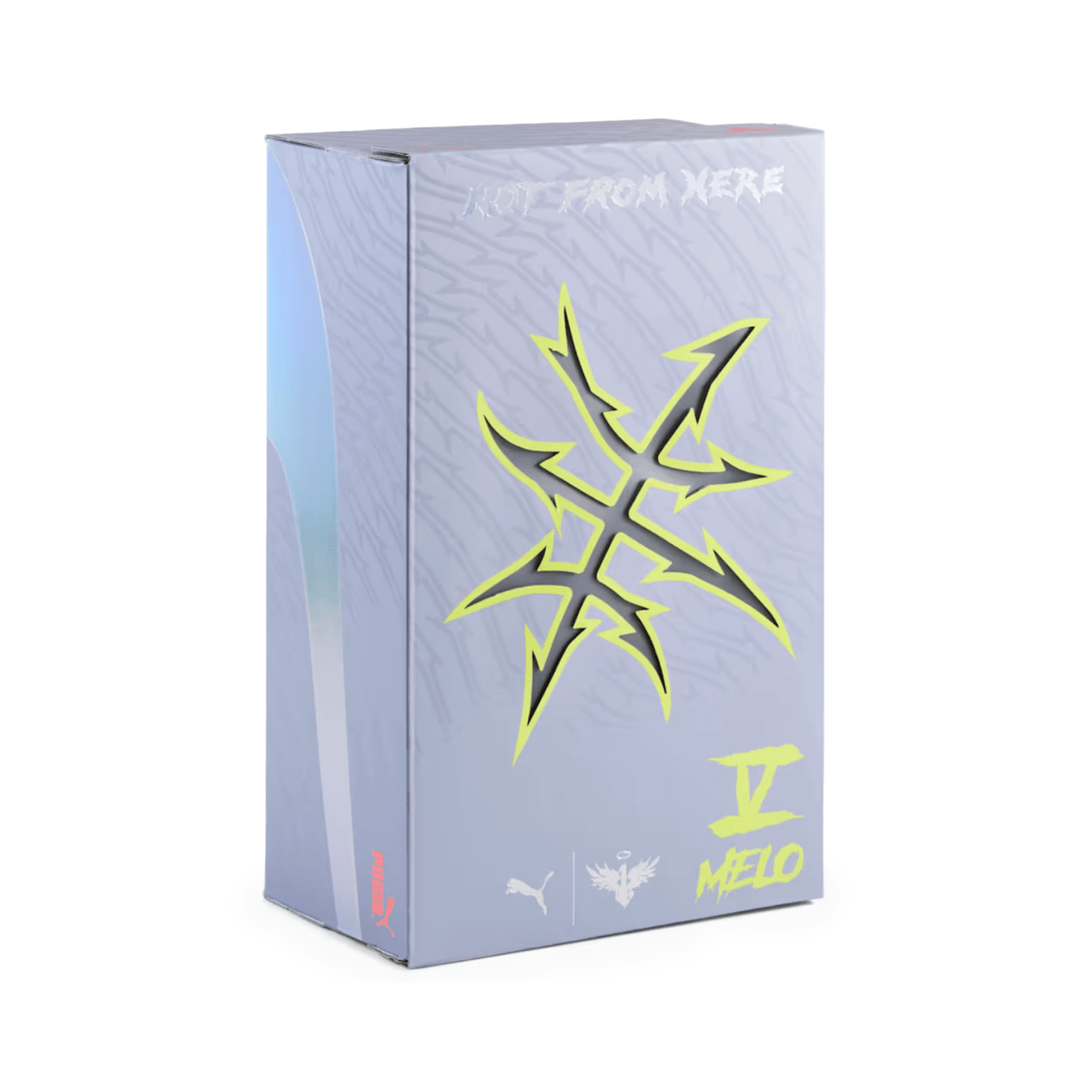 Puma x LaMelo Ball Boys (Grade School) MB.05 Metallic Shine Vibrant Silver/Yellow Alert/Glowing Red - 1099452 - Tip Top Shoes of New York