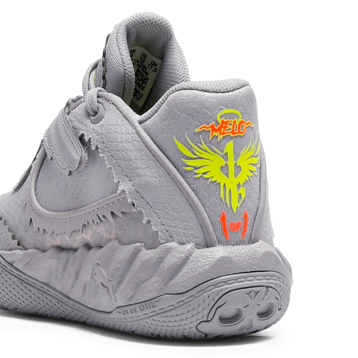 Puma x LaMelo Ball Boys (Preschool) MB.05 Metallic Shine Vibrant Silver/Yellow Alert/Glowing Red - 1099444 - Tip Top Shoes of New York