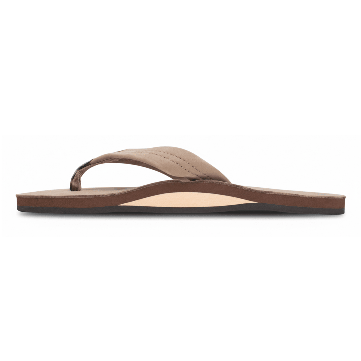 Rainbow Sandals Men's Single Layer Arch 1" Dark Brown Premier Leather - 11017575 - Tip Top Shoes of New York