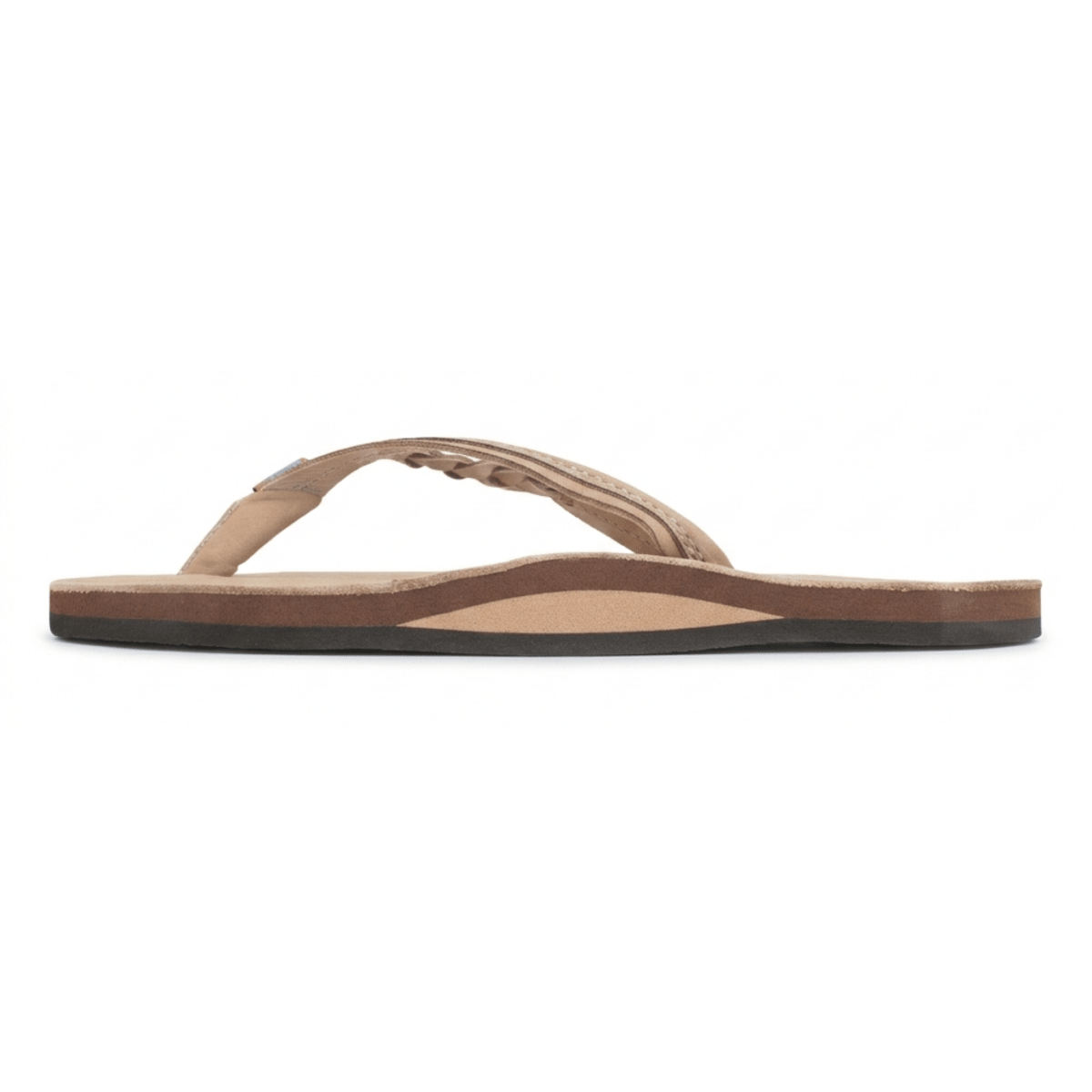 Rainbow Sandals Women's Flirty Braidy Single Layer 1/2" Braid Sierra Brown Premier Leather - 11017556 - Tip Top Shoes of New York