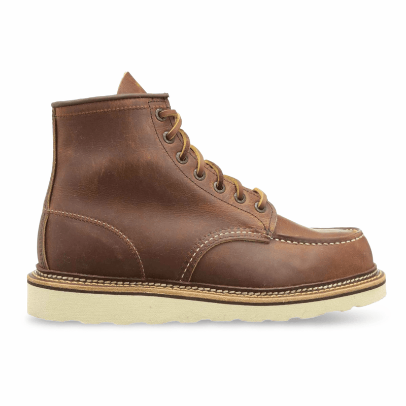 Red Wing Men's 6-Inch Classic Moc 1907 Copper Rough & Tough - Tip