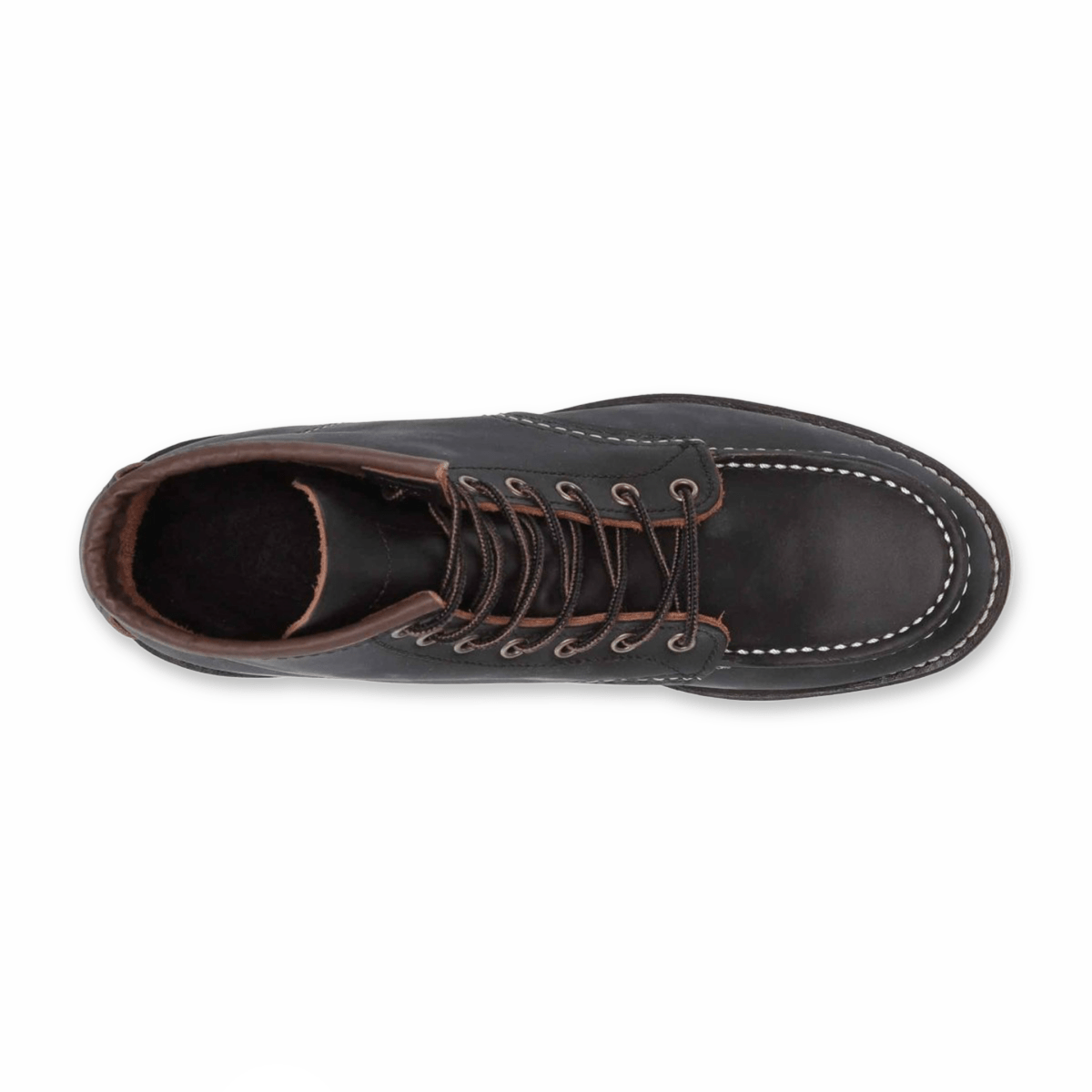 Red Wing Men's 6 - Inch Classic Moc 8849 Black Prairie Leather - 7723605 - Tip Top Shoes of New York