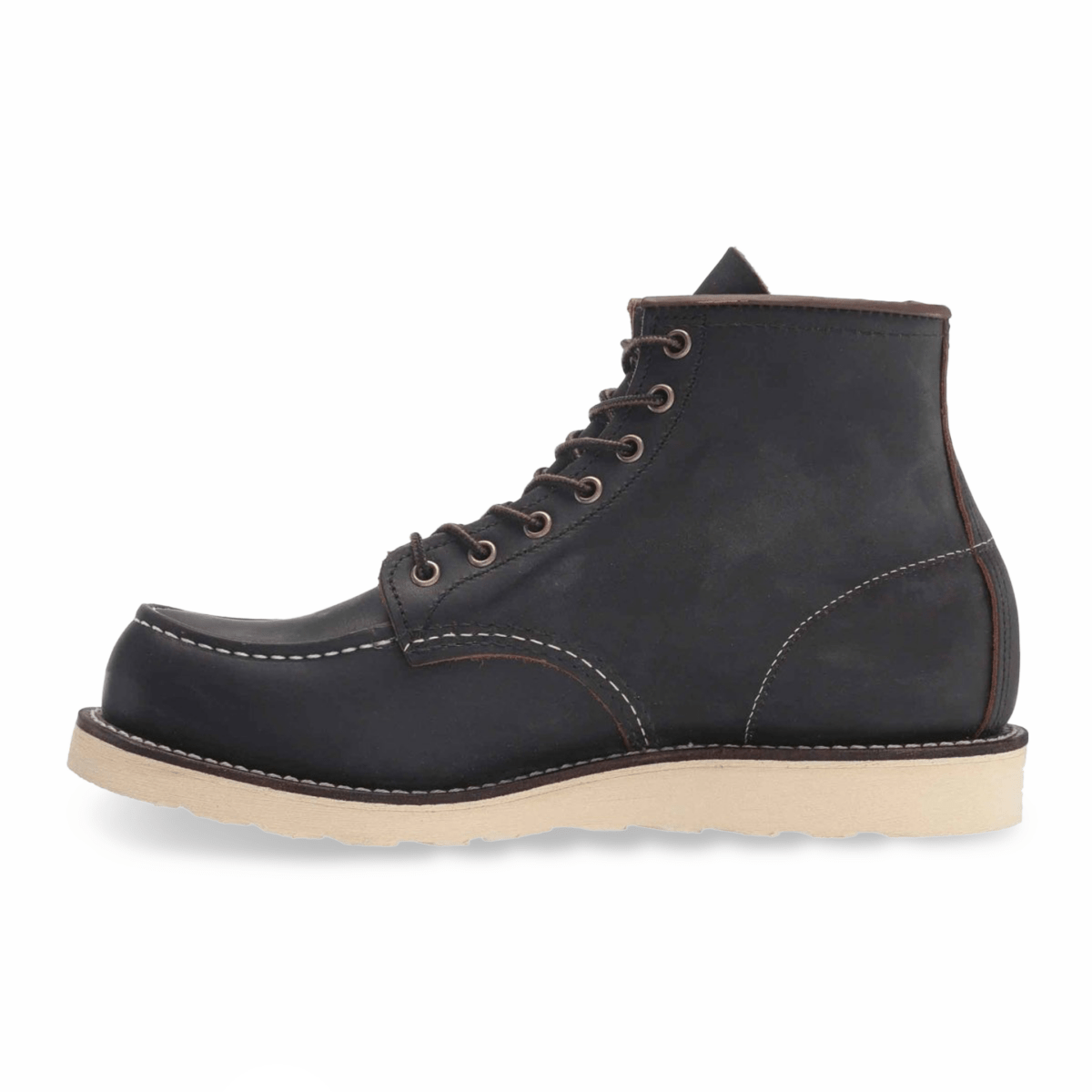 Red Wing Men's 6 - Inch Classic Moc 8849 Black Prairie Leather - 7723605 - Tip Top Shoes of New York
