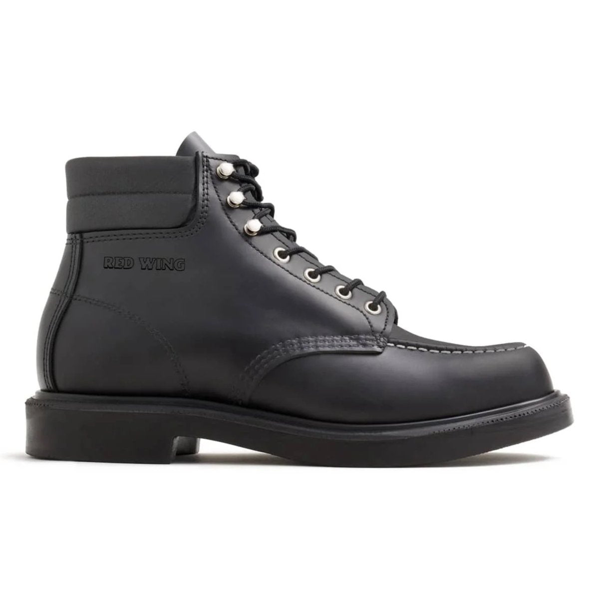 Red wing boots moc toe black online