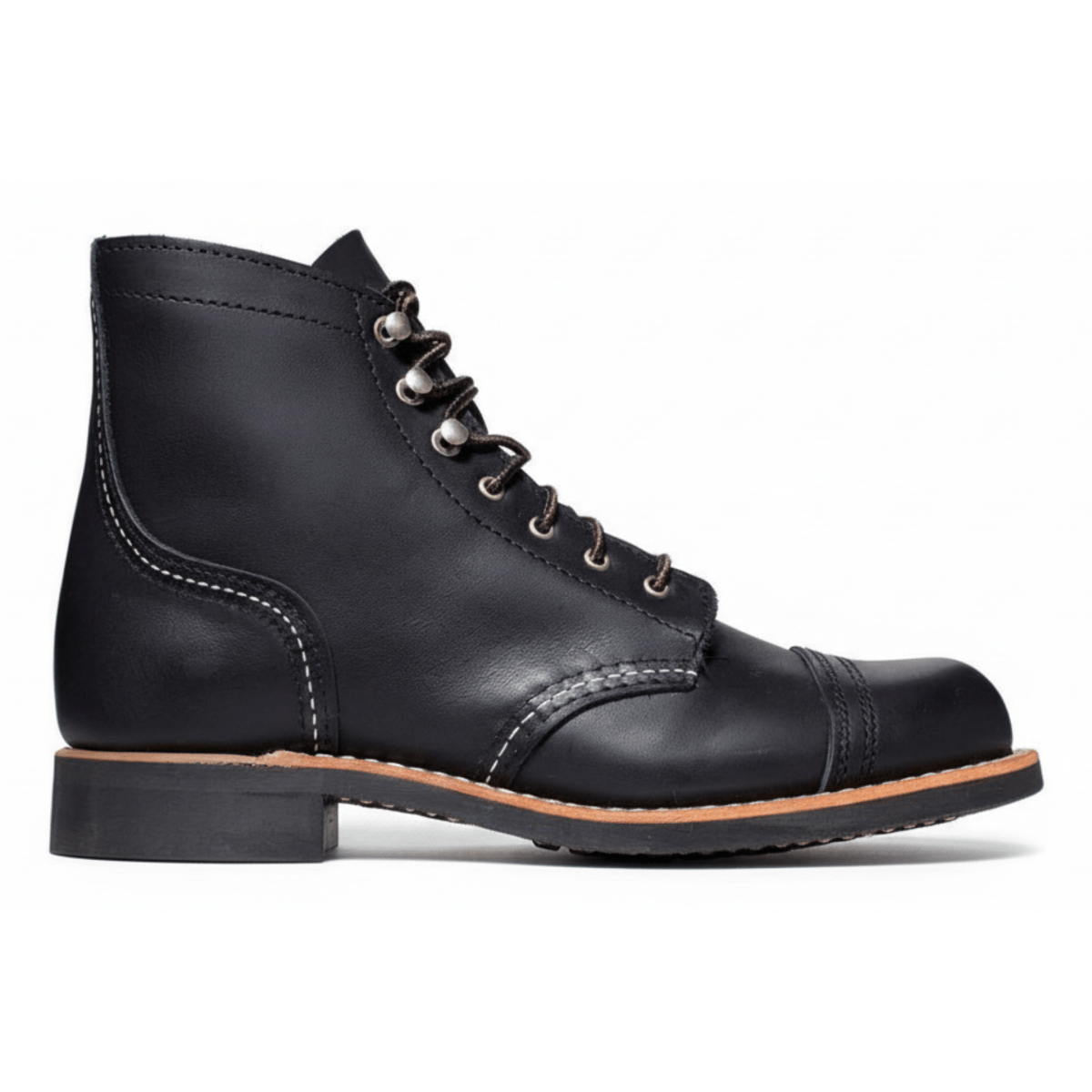 Red Wing Women's Iron Ranger 3366 Black Leather - 929592 - Tip Top Shoes of New York