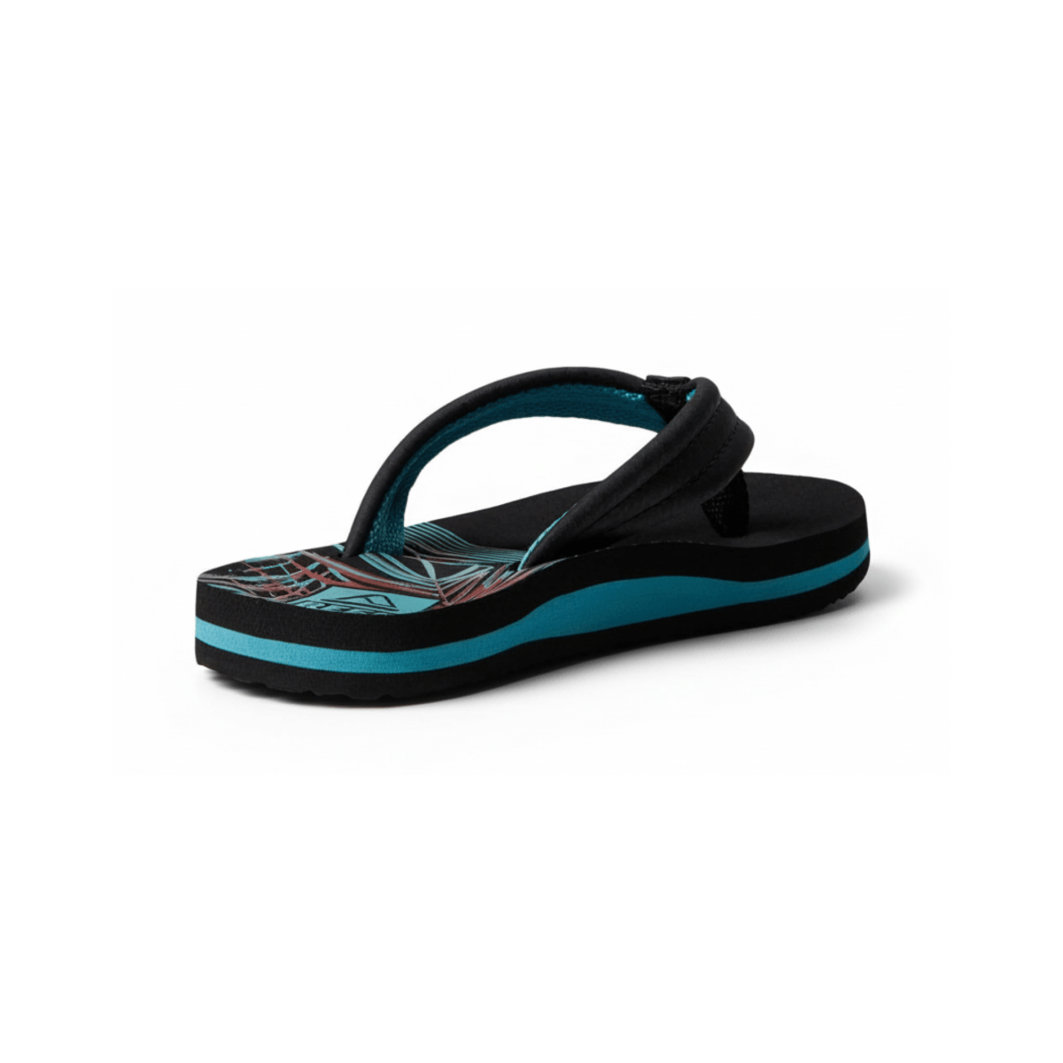 Reef Kids Ahi Tropical Dream Black/Blue - 1059452 - Tip Top Shoes of New York