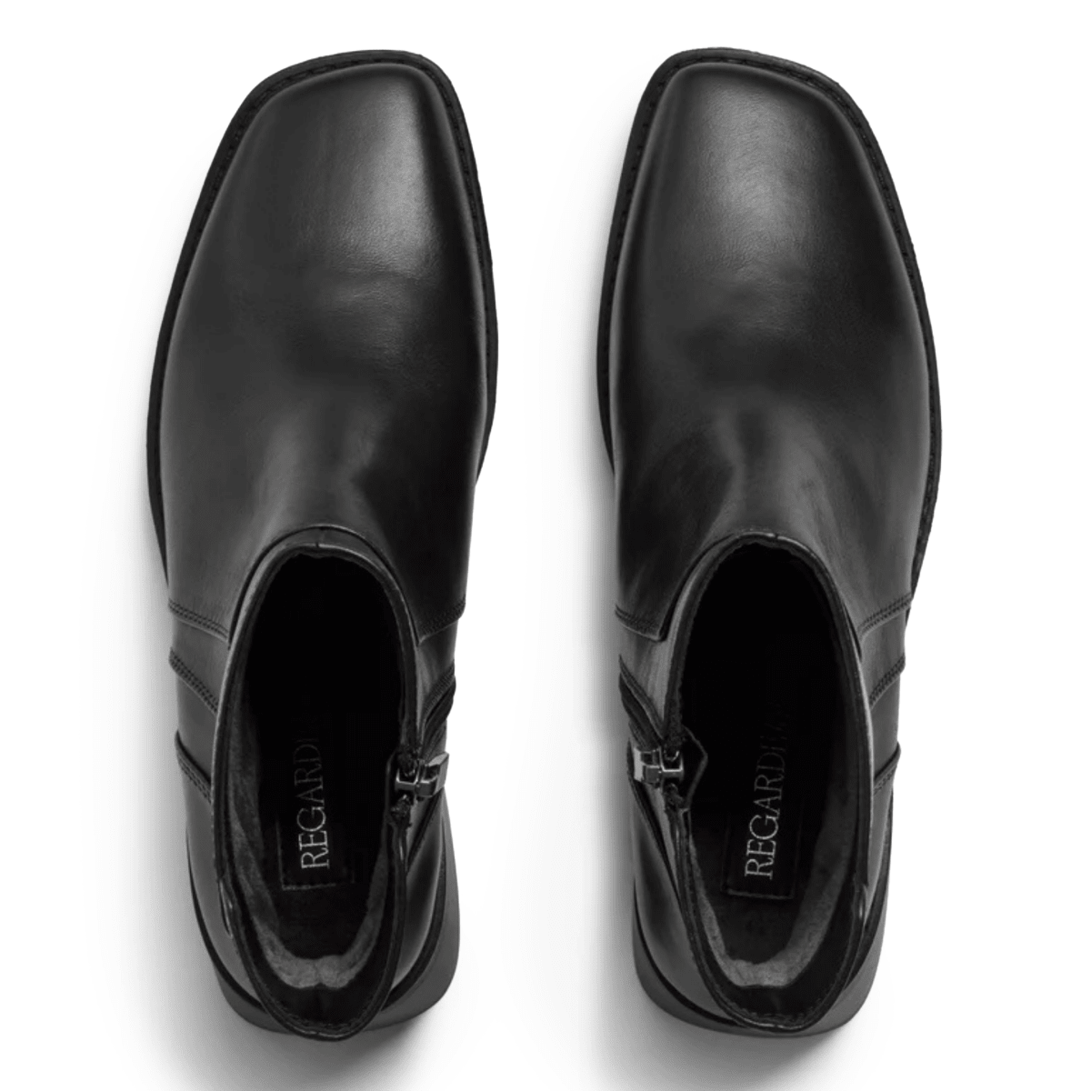Regarde Le Ciel Women's Lilla-01 Mondial Black Leather - 9036118 - Tip Top Shoes of New York
